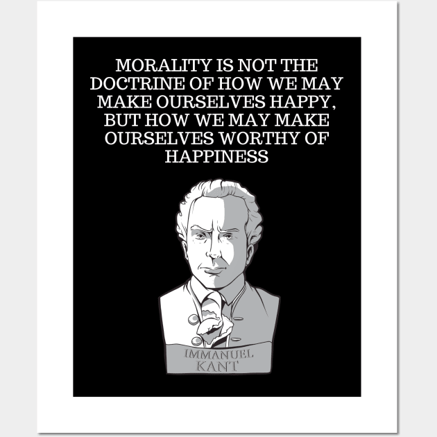 Immanuel Kant quote Wall Art by Cleopsys